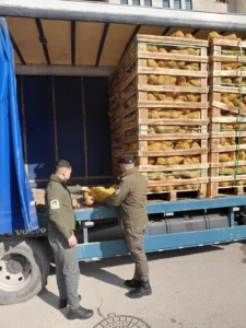 ضبط 5 أطنان من جوز الهند التالف داخل محل تجاري في نابلس